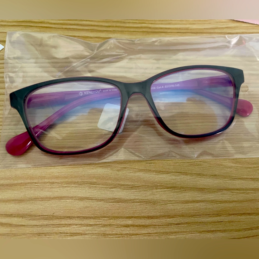 Non RX clear blue light glasses